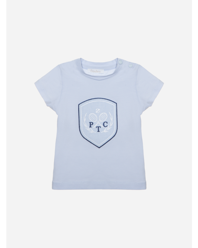 Boys blue t-shirt with front print