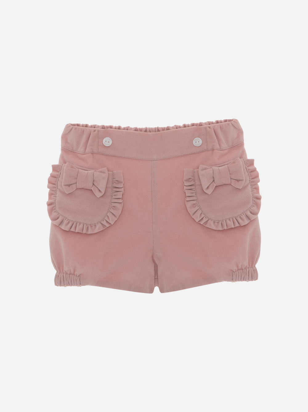 Pale Pink Corduroy Shorts