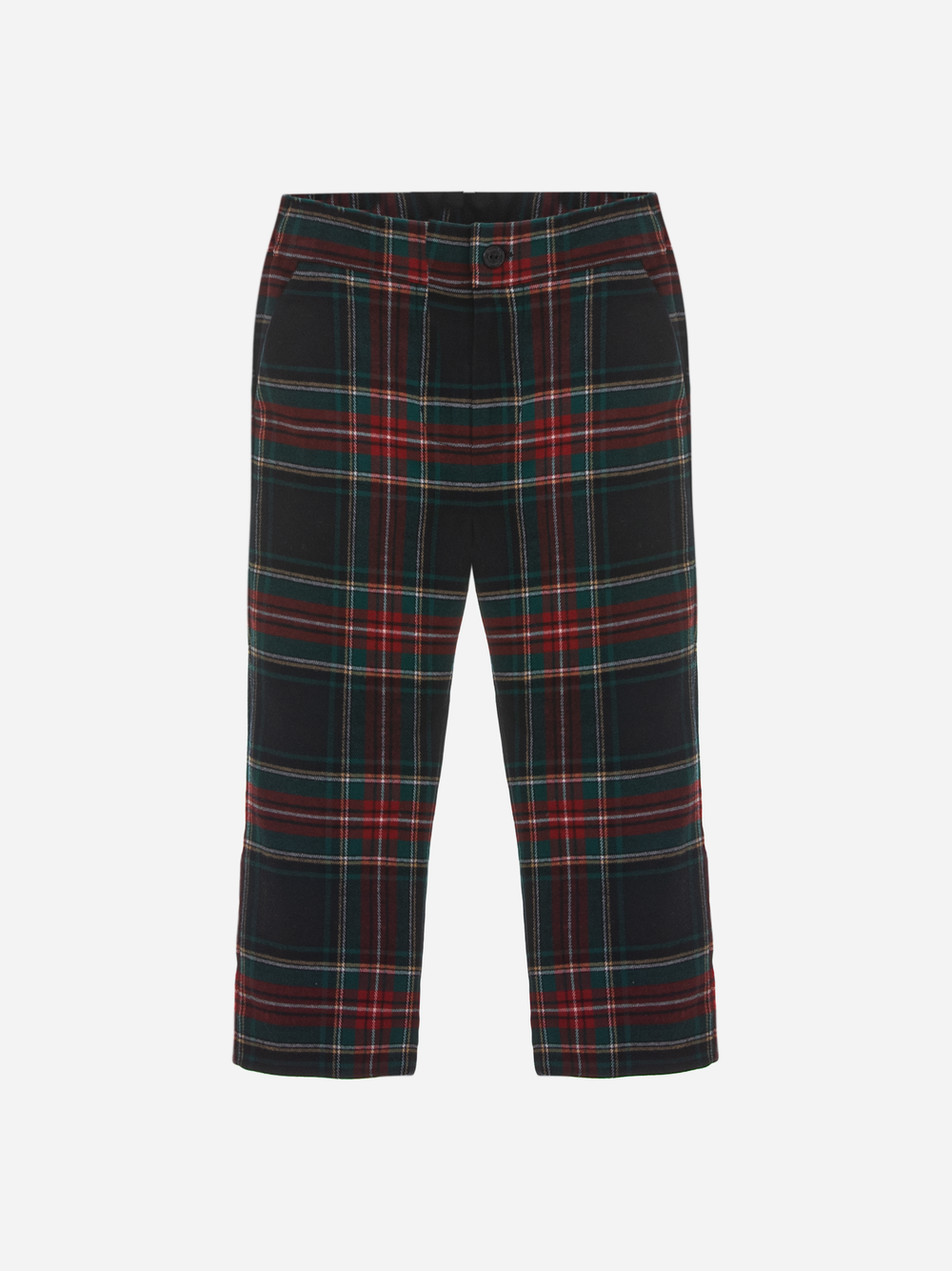Navy Check Flannel Pants
