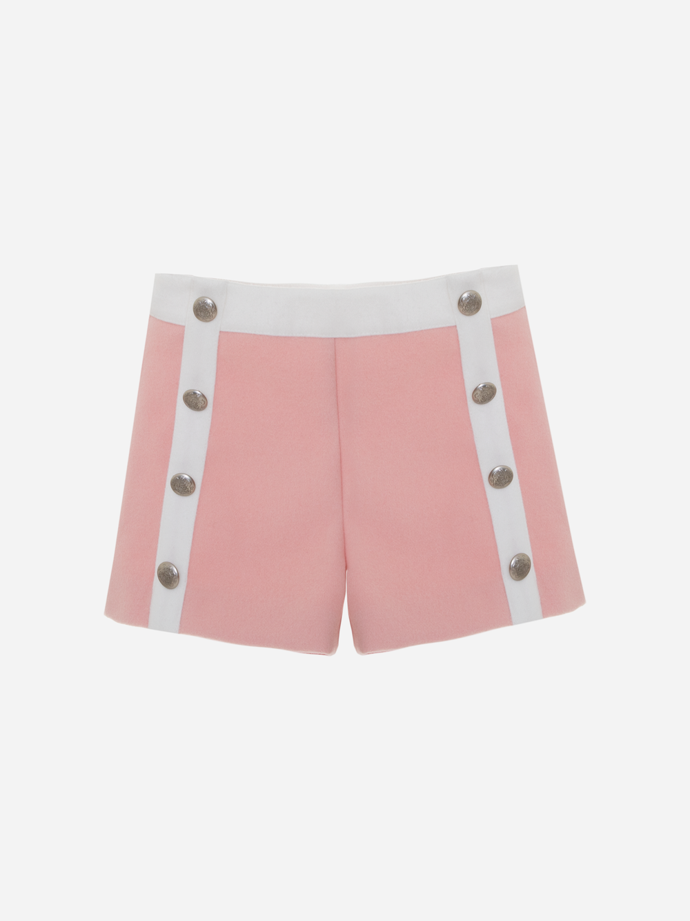 Pale Pink Flannel Shorts