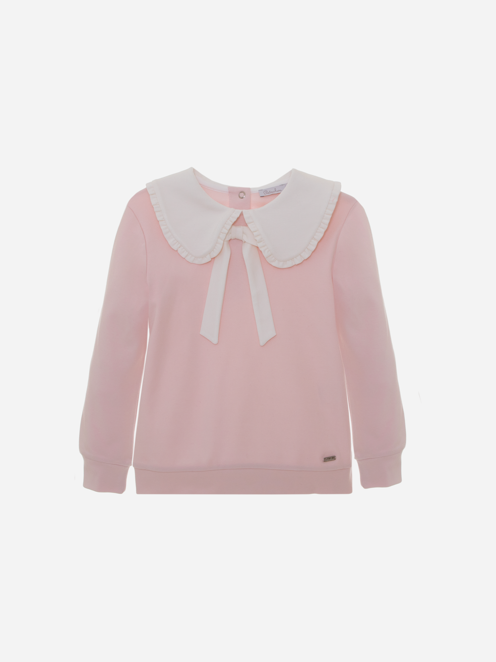 Pale pink interlock sweater