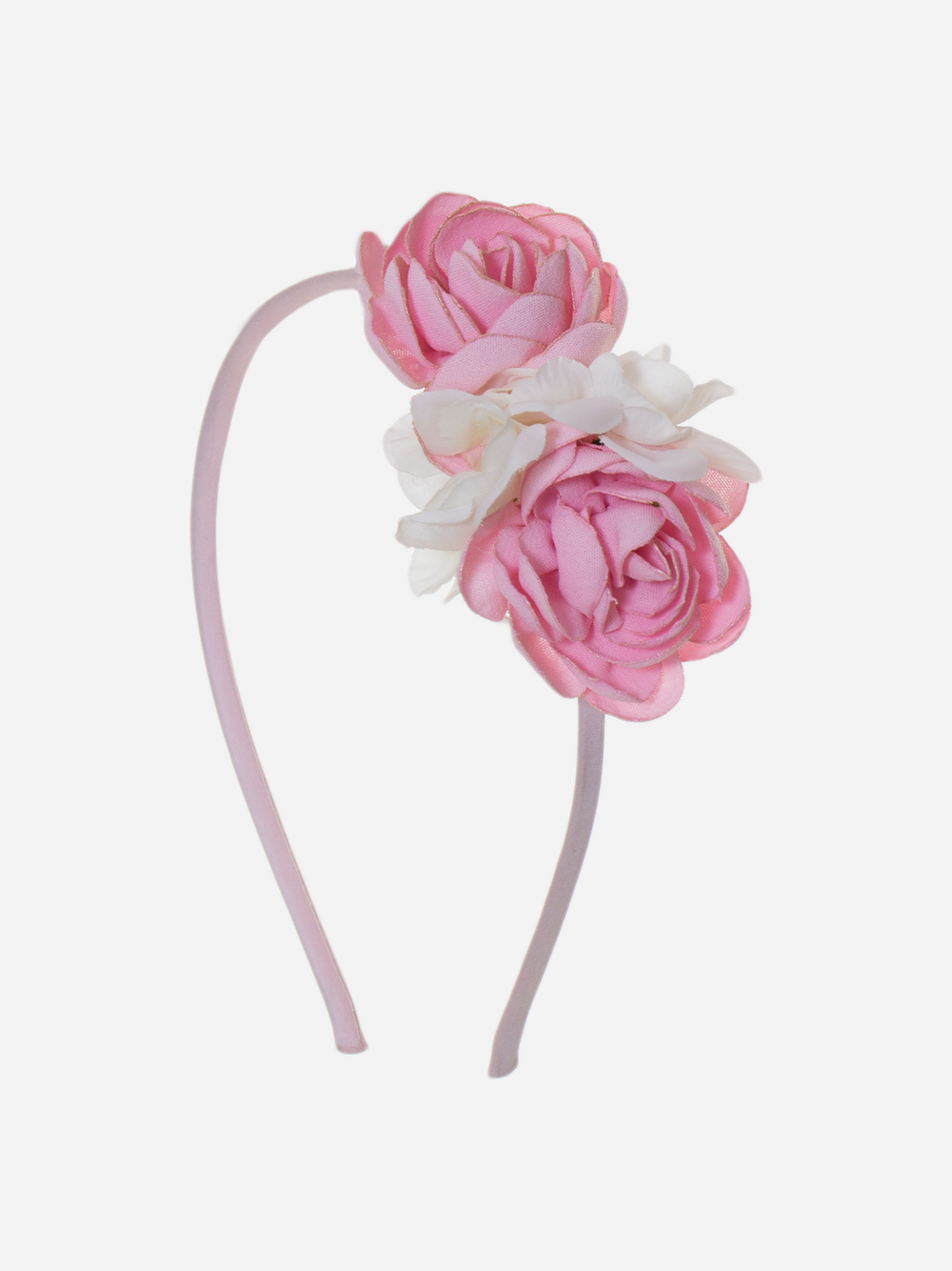 Headband with rose application