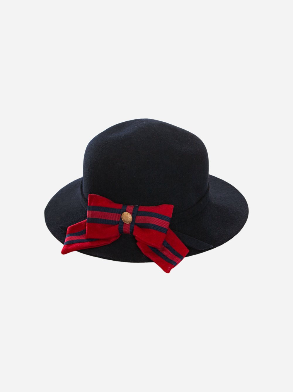 Navy Blue bow hat
