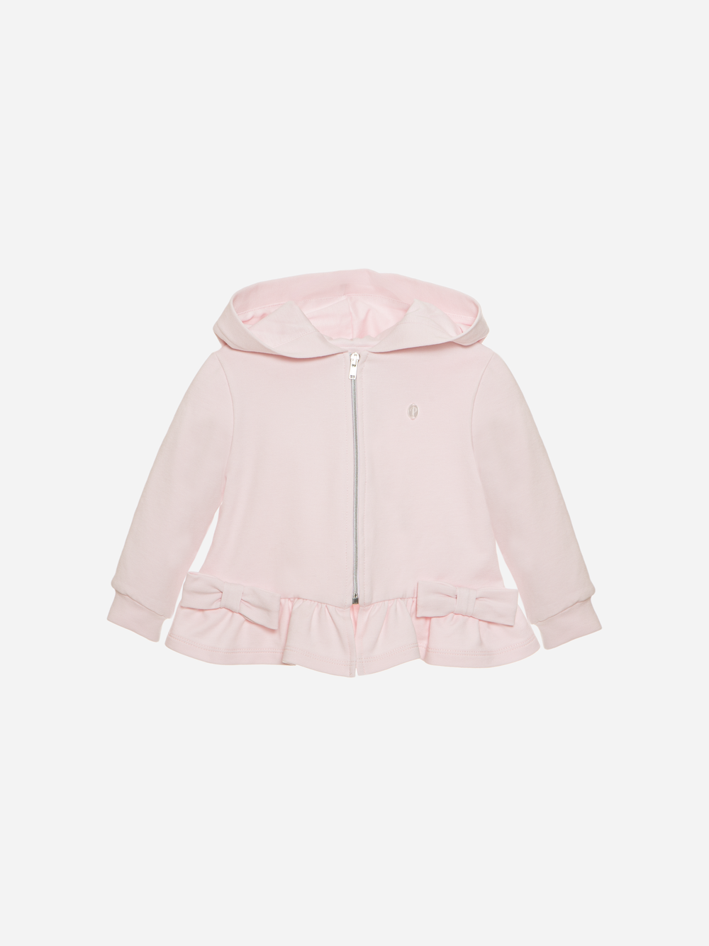 Girls pink hooded coat