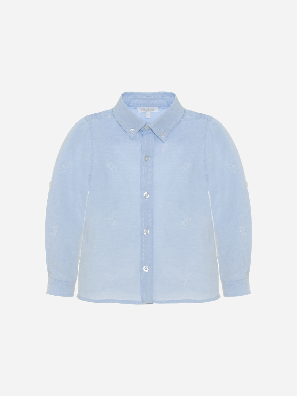 Blue rope embroidered shirt