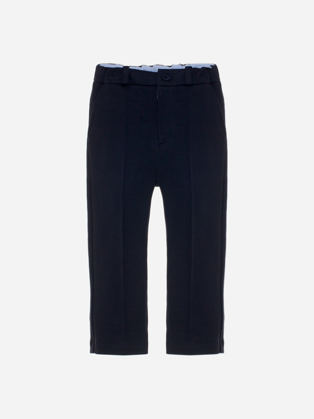 Blue oxford shorts