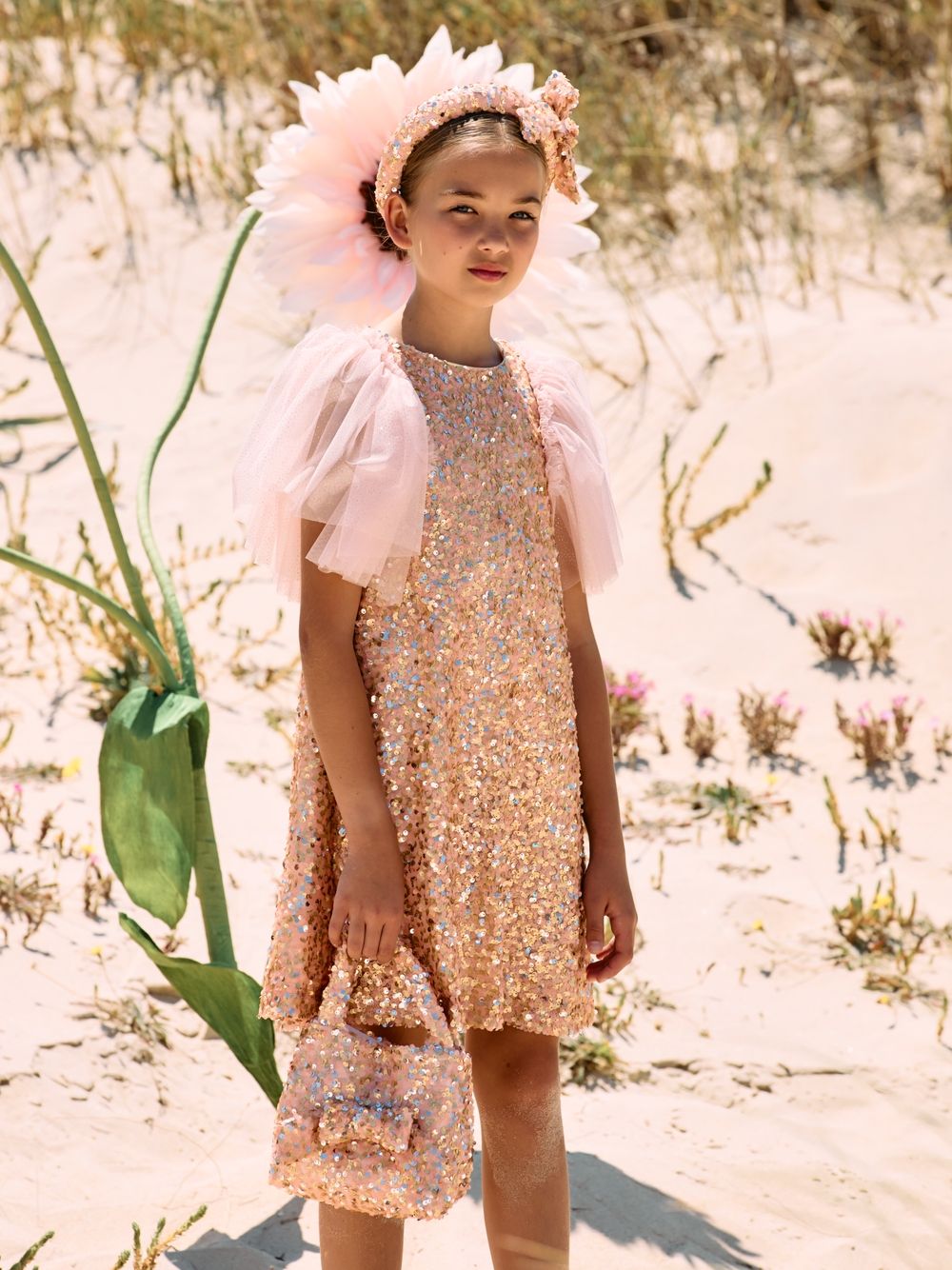 Gold Rush NYC Girls Ophelia Sequin Dress