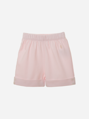 Pink jersey girls shorts