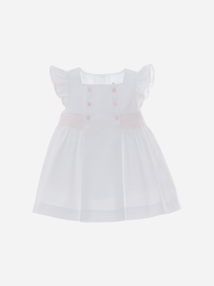 White Piquet Dress