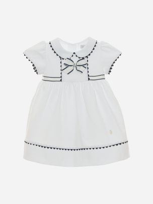 White Piquet Dress