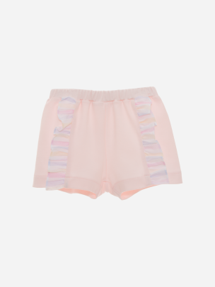 Pale Pink Interlock Shorts