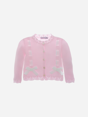 Pink Tricot Cardy