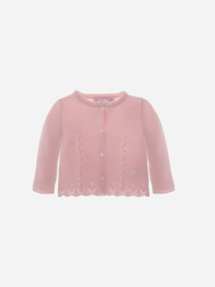 Pink Tricot Cardy