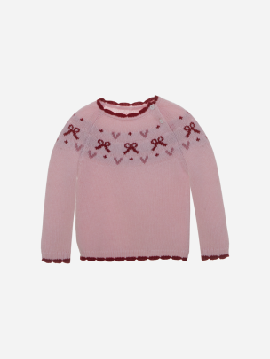 Pale Pink Knit Sweater