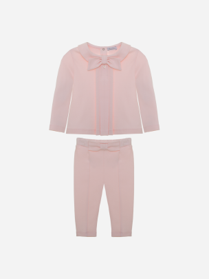 Pale Pink Cotton Jersey Set