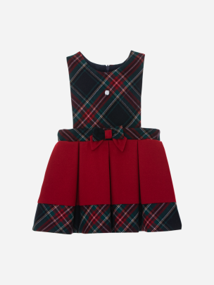 Tartan and Red Flannel Skirt