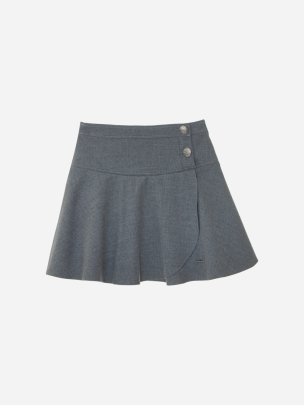 Grey Flannel Skirt