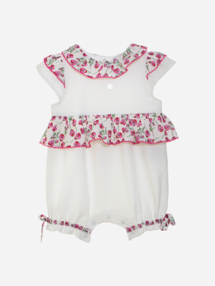 Baby girl's romper with exclusive Liberty London print