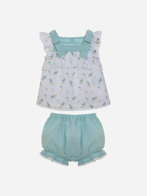 Baby girl set with exclusive print