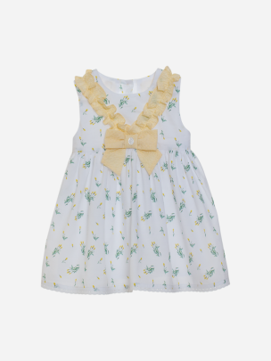 Baby girl dress with exclusive print