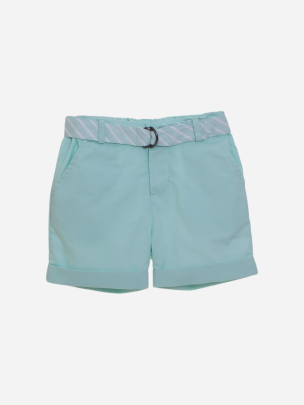 Water Green linen boys shorts