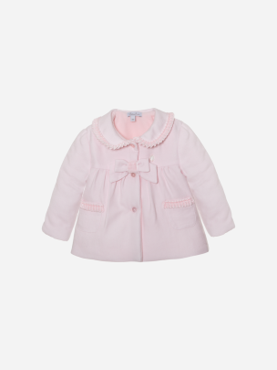 Pink flannel coat