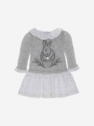 Gray bunny dress