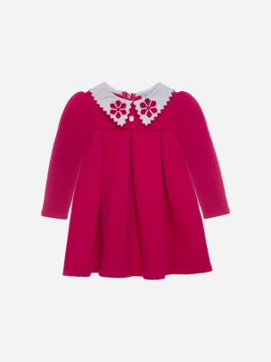 Fuchsia Rose jersey dress
