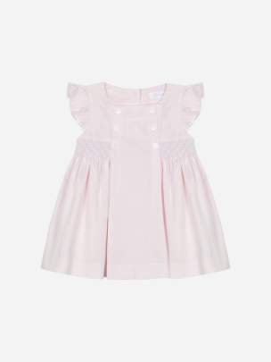 Pink dress in oxford