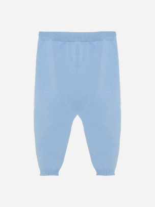 Blue knit pants