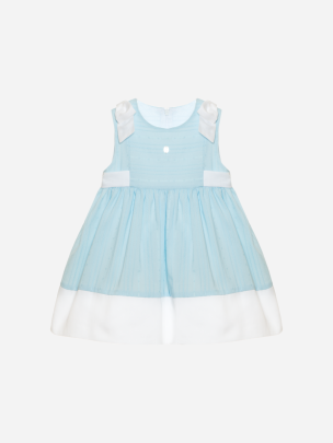 Light Blue dress made in voile