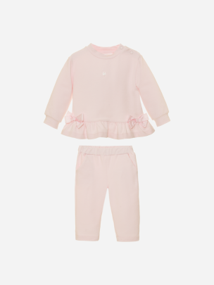 Pale pink tracksuit