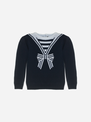 Marine nautical style sweater
