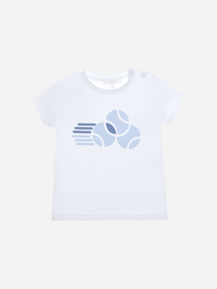 Boys white t-shirt with front print