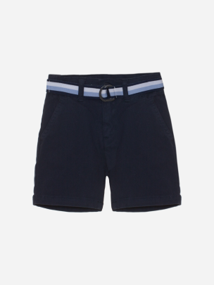 Navy Blue twill shorts
