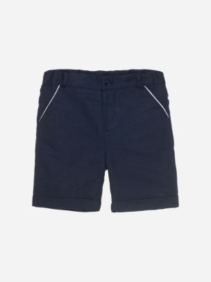 Navy Blue linen shorts
