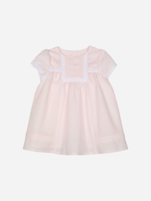 Pink cotton voile dress
